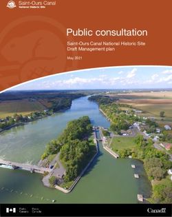 Public consultation Saint-Ours Canal National Historic Site Draft Management plan - Saint-Ours Canal National Historic Site ...