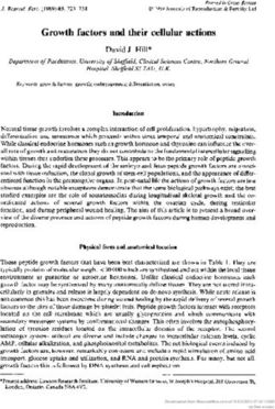 Growth factors and their cellular actions - Reproduction