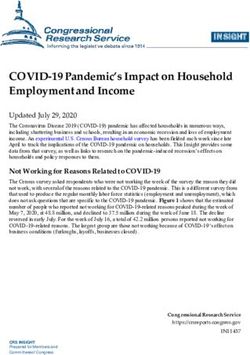 COVID-19 Pandemic's Impact on Household Employment and Income