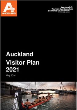 Auckland Visitor Plan 2021 - May 2014 - Aucklandnz.com