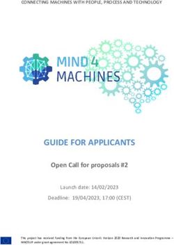 GUIDE FOR APPLICANTS Open Call for proposals #2