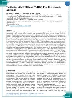Validation of MODIS and AVHRR Fire Detections in Australia