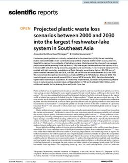 Projected plastic waste loss scenarios between 2000 and 2030 into the largest freshwater lake system in Southeast Asia - Nature
