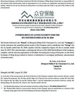 ZHONGAN ONLINE P & C INSURANCE CO., LTD.* - Euroland