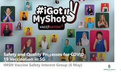 Safety and Quality Processes for COVID- 19 Vaccination in SG - IMSN Vaccine Safety Interest Group (6 May)