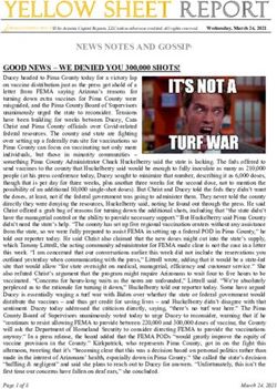 YELLOW SHEET REPORT - Blog for Arizona