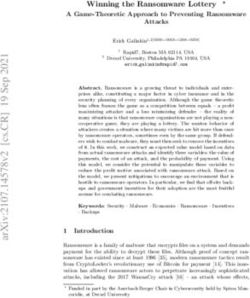 Winning the Ransomware Lottery A Game-Theoretic Approach to Preventing Ransomware Attacks