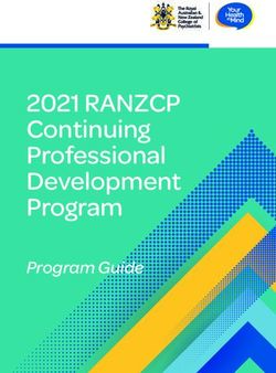 2021 RANZCP Continuing Professional Development Program - Program Guide