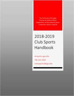 2018-2019 Club Sports Handbook - recsports.uga.edu - UGA Recreational Sports