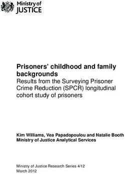 Prisoners' childhood and family backgrounds