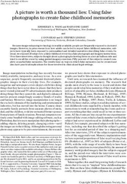 A picture is worth a thousand lies: Using false photographs to create false childhood memories