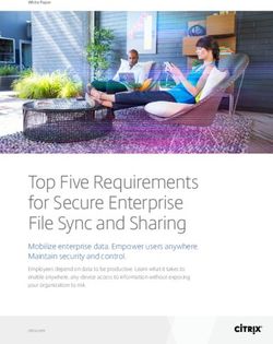 Top Five Requirements for Secure Enterprise File Sync and Sharing
