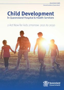 Child Development 2 Act Now for kids 2morrow: 2021 to 2030 - In Queensland Hospital & Health Services - Children's Health Queensland