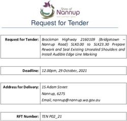 Request for Tender - Shire of Nannup