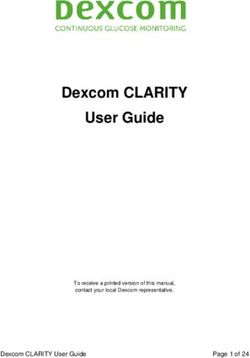 Dexcom CLARITY User Guide - Dexcom CLARITY User Guide