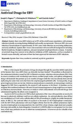 Antiviral Drugs for EBV - Commentary - MDPI