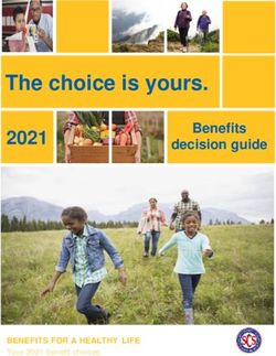 The choice is yours. 2021 - Benefits decision guide - Shelby County Schools