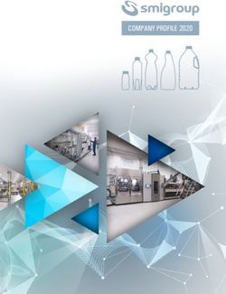 COMPANY PROFILE 2020 - SMIGROUP