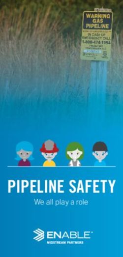 PIPELINE SAFETY We all play a role - Enable Midstream Partners