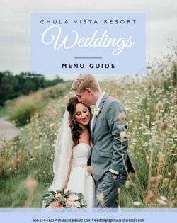 MENU GUIDE - 608-254-1625 chulavistaresort.com - Chula Vista Resort