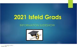 2021 Isfeld Grads INFORMATION SLIDESHOW - Comox Valley Schools