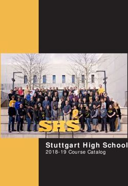 STUTTGART HIGH SCHOOL - 2018-19 COURSE CATALOG - DODEA