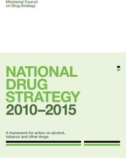 NatioNal Drug Strategy 2010-2015 - Ministerial Council on Drug Strategy - A framework for action on alcohol, tobacco and other drugs