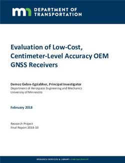 EVALUATION OF LOW-COST, CENTIMETER-LEVEL ACCURACY OEM GNSS RECEIVERS - MNDOT