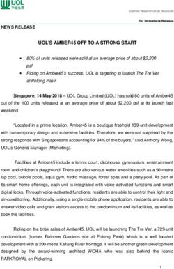 UOL'S AMBER45 OFF TO A STRONG START - UOL Group Limited