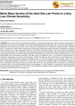 Molar Mass Version of the Ideal Gas Law Points to a Very Low Climate Sensitivity