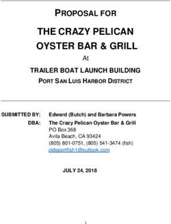 THE CRAZY PELICAN OYSTER BAR & GRILL - PROPOSAL FOR - Port San Luis Harbor District