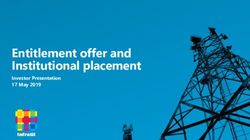 Entitlement offer and Institutional placement - Investor Presentation 17 May 2019 - AWS