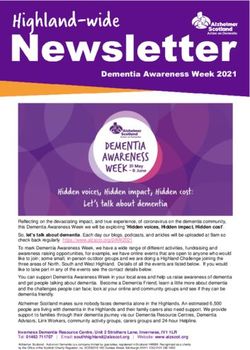 Dementia Awareness Week 2021 - Alzheimer Scotland