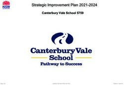 Strategic Improvement Plan 2021-2024 - Canterbury Vale School 5759 - Amazon AWS