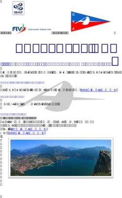 PRESENTATION TO HOST THE F18 EUROPEAN CHAMPIONSHIP 2021 - International Formula ...