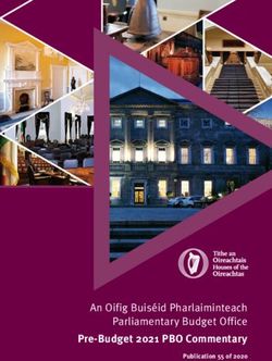 An Oifig Buiséid Pharlaiminteach Parliamentary Budget Office Pre-Budget 2021 PBO Commentary - Publication 55 of 2020