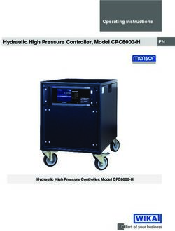 Hydraulic High Pressure Controller, Model CPC8000-H - Hydraulic High Pressure Controller, Model CPC8000-H - Mensor