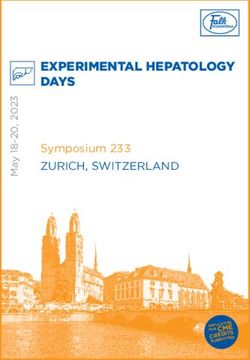 EXPERIMENTAL HEPATOLOGY DAYS - Symposium 233 ZURICH, SWITZERLAND - Falk Foundation