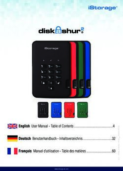 Deutsch Benutzerhandbuch - Inhaltsverzeichnis .32 Français Manuel d'utilisation - Table des matières ...