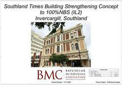 Southland Times Building Strengthening Concept to 100%NBS (IL2) Invercargill, Southland