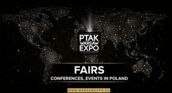 FAIRS CONFERENCES, EVENTS IN POLAND - Ptak Warsaw Expo