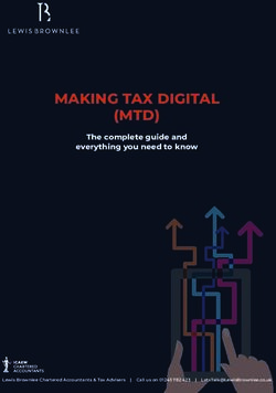 MAKING TAX DIGITAL (MTD) - The complete guide and everything you need to know - Lewis Brownlee