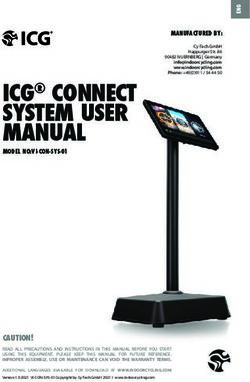 ICG CONNECT SYSTEM USER MANUAL