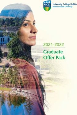 Graduate Offer Pack 2021-2022 - University College Dublin