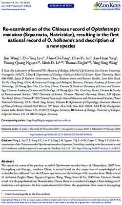 Re-examination of the Chinese record of Opisthotropis maculosa (Squamata, Natricidae), resulting in the first national record of O. haihaensis and ...
