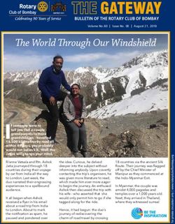 The World Through Our Windshield - Rotary Club of Bombay