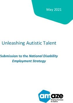 Unleashing Autistic Talent - Submission to the National Disability Employment Strategy - Amaze