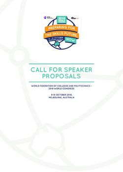 CALL FOR SPEAKER PROPOSALS - World Federation of Colleges and ...