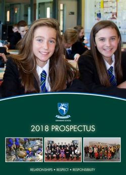 2018 PROSPECTUS RELATIONSHIPS RESPECT RESPONSIBILITY - RELATIONSHIPS RESPECT RESPONSIBILITY - Grosvenor Grammar School