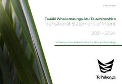 Transitional Statement of Intent - Tauākī Whakamaunga Atu Tauwhirowhiro 2021 2024 - Te Pūkenga